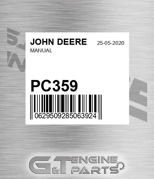 PC359 JOHN DEERE Manual