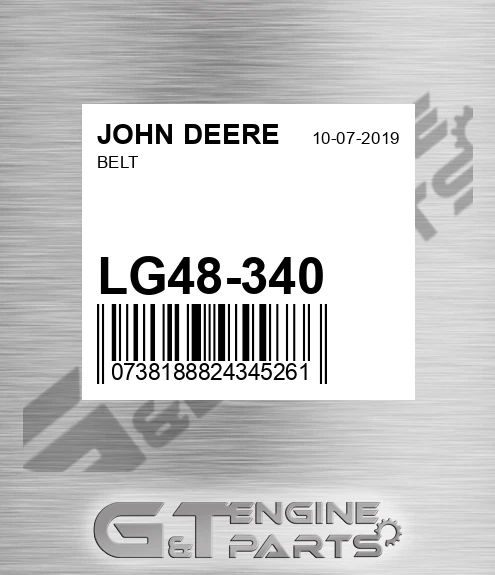LG48-340 Belt for JOHN DEERE