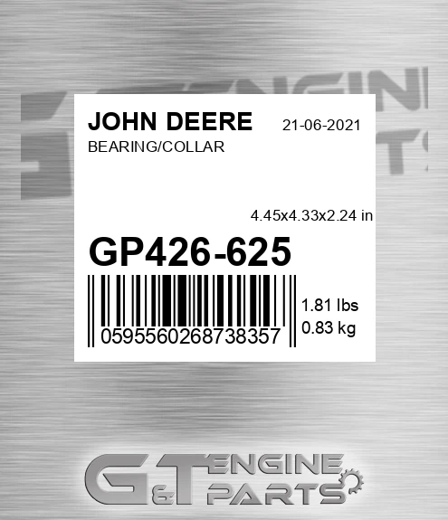 GP426-625 Bearing/collar for JOHN DEERE