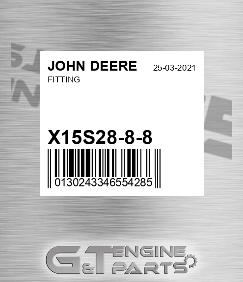 X15S28-8-8 Fitting for JOHN DEERE