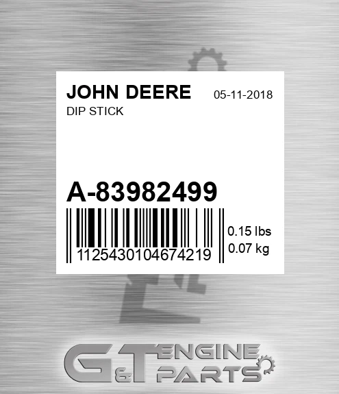 A-83982499 Dip Stick for JOHN DEERE