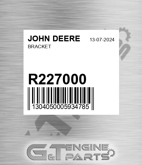 R227000 Bracket for JOHN DEERE