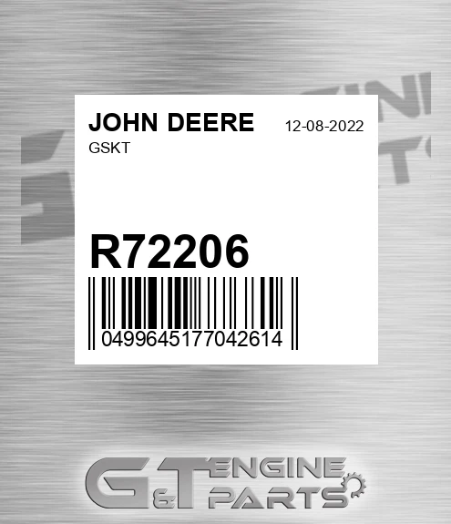 R72206 Gskt for JOHN DEERE