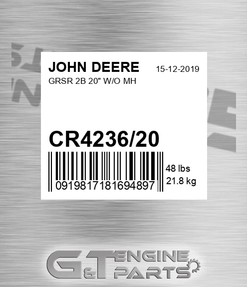 CR4236/20 Grsr 2b 20" W/o Mh