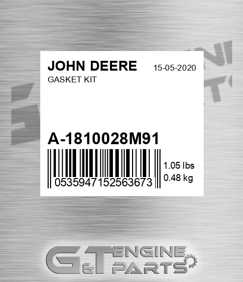 A-1810028M91 Gasket Kit for JOHN DEERE