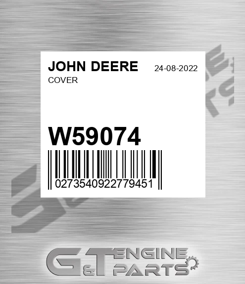 W59074 Cover for JOHN DEERE
