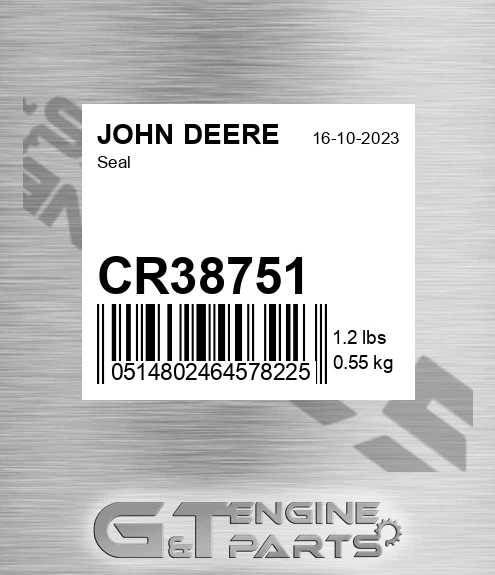 CR38751 Seal for JOHN DEERE