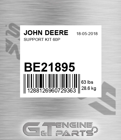 BE21895 JOHN DEERE Support Kit 60p