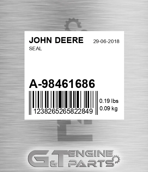 A-98461686 Seal for JOHN DEERE