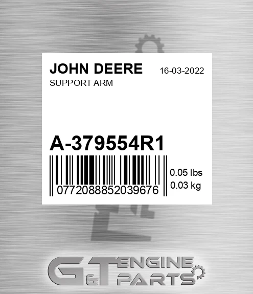 A-379554R1 Support Arm for JOHN DEERE