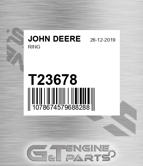 T23678 Ring for JOHN DEERE
