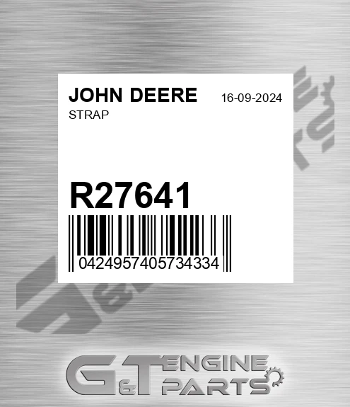 R27641 Strap for JOHN DEERE