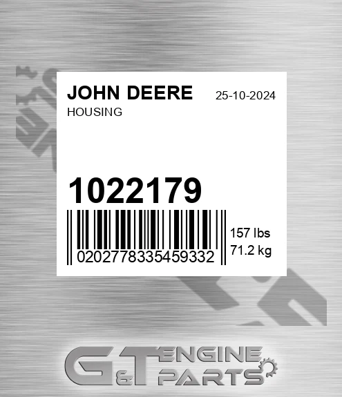 1022179 Housing for JOHN DEERE