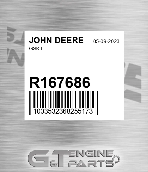 R167686 JOHN DEERE Gskt
