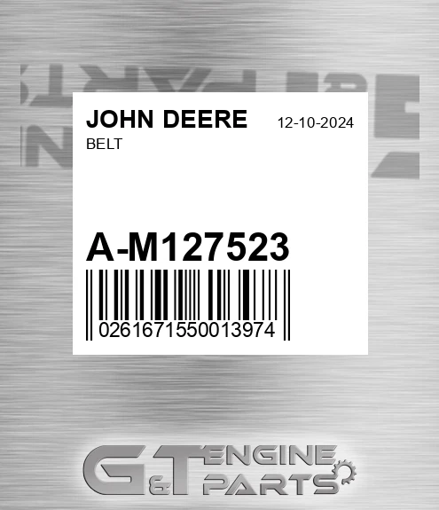 A-M127523 Belt for JOHN DEERE