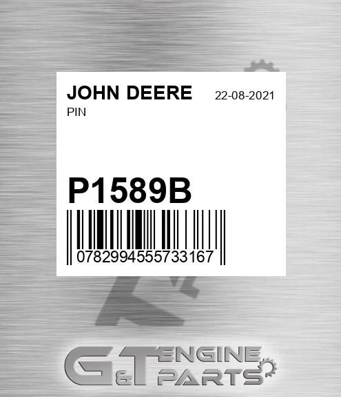 P1589B Pin for JOHN DEERE