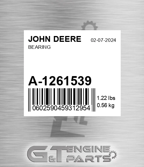 A-1261539 Bearing for JOHN DEERE