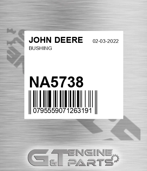 NA5738 Bushing for JOHN DEERE