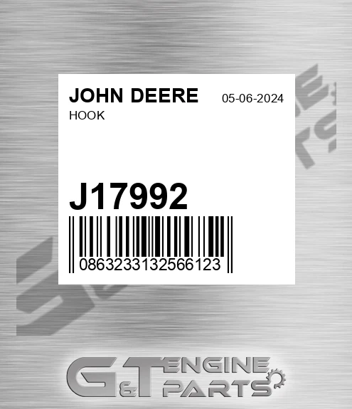 J17992 Hook for JOHN DEERE