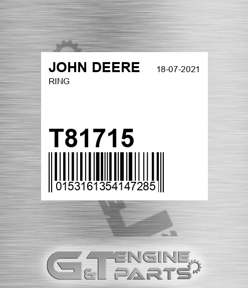 T81715 Ring for JOHN DEERE