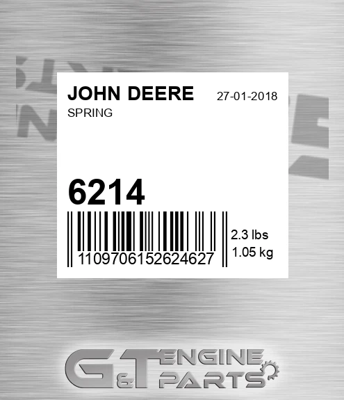6214 JOHN DEERE Spring