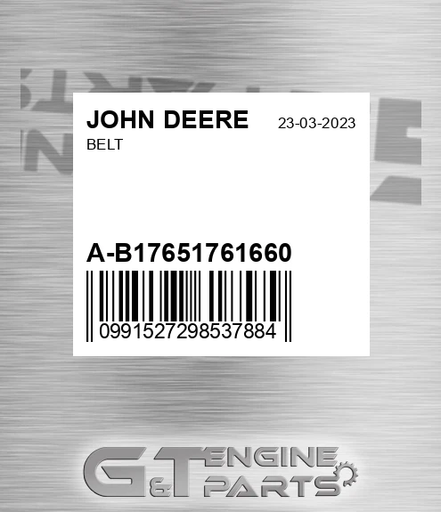A-B17651761660 Belt for JOHN DEERE