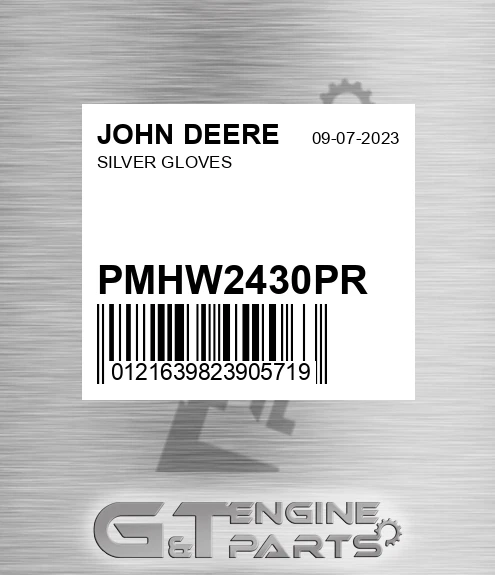 PMHW2430PR Silver Gloves for JOHN DEERE