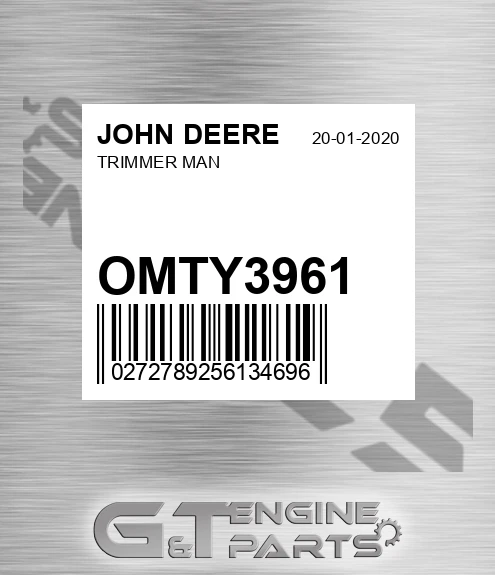 OMTY3961 Trimmer Man for JOHN DEERE