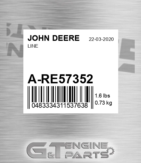 A-RE57352 Line for JOHN DEERE