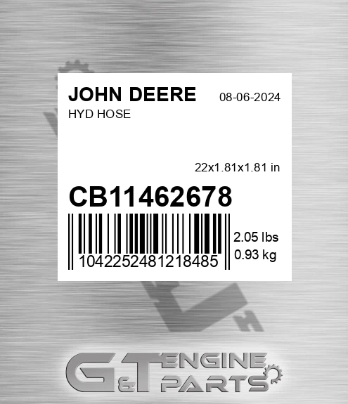CB11462678 JOHN DEERE Hyd Hose