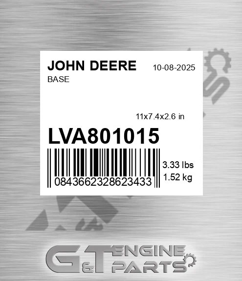 LVA801015 Base for JOHN DEERE