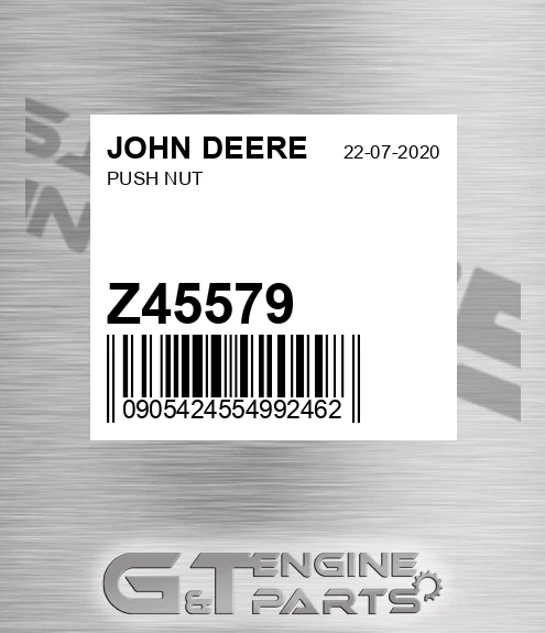 Z45579 Push Nut for JOHN DEERE