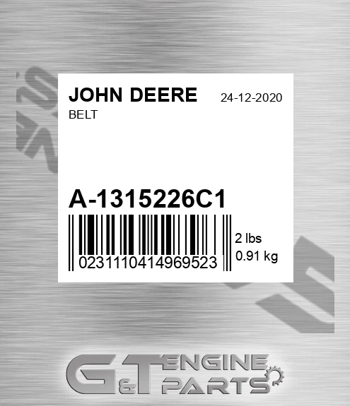 A-1315226C1 Belt for JOHN DEERE
