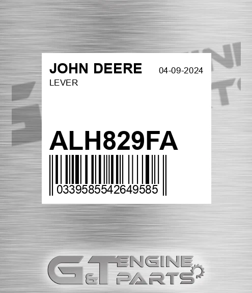 ALH829FA Lever for JOHN DEERE