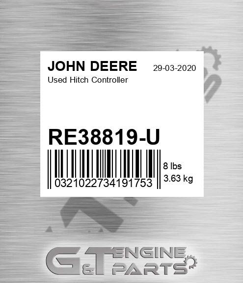RE38819-U Used Hitch Controller for JOHN DEERE