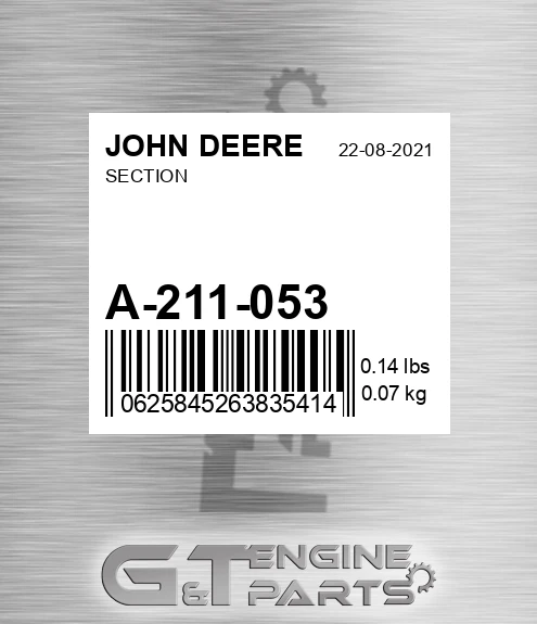 A-211-053 Section for JOHN DEERE