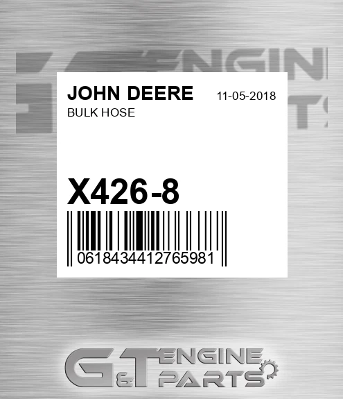 X426-8 Bulk Hose for JOHN DEERE