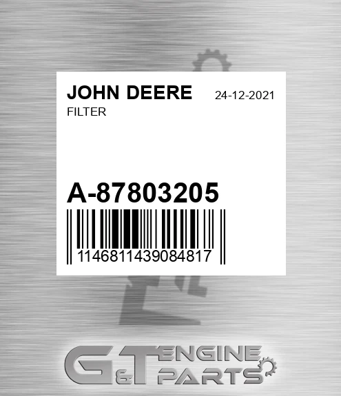 A-87803205 Filter for JOHN DEERE