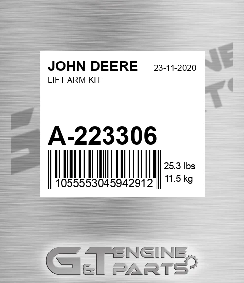 A-223306 Lift Arm Kit for JOHN DEERE