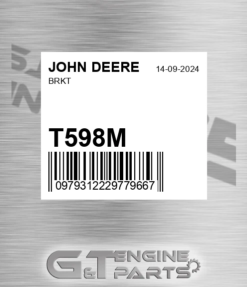 T598M Brkt for JOHN DEERE