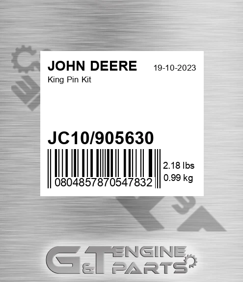 JC10/905630 King Pin Kit