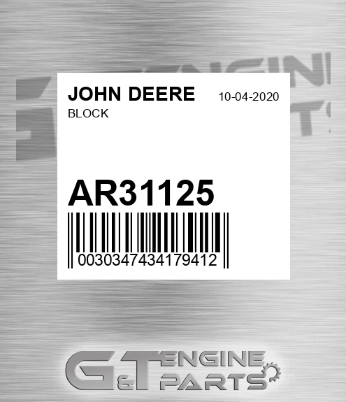 AR31125 Block