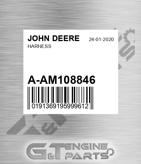 A-AM108846 Harness for JOHN DEERE