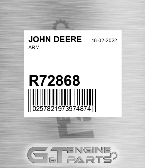 R72868 Arm for JOHN DEERE