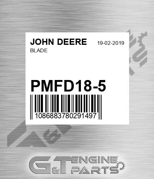 PMFD18-5 Blade for JOHN DEERE