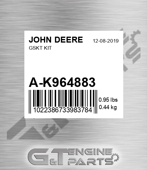 A-K964883 Gskt Kit for JOHN DEERE