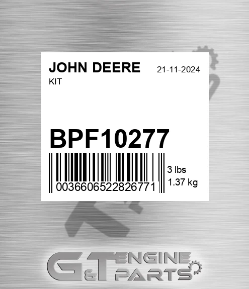 BPF10277 Kit for JOHN DEERE