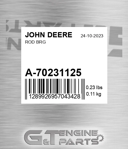 A-70231125 Rod Brg for JOHN DEERE
