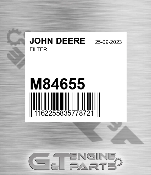 M84655 Filter for JOHN DEERE