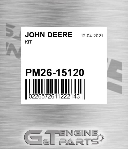 PM26-15120 Kit for JOHN DEERE